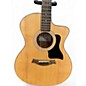 Used Taylor 114CE Natural Acoustic Electric Guitar