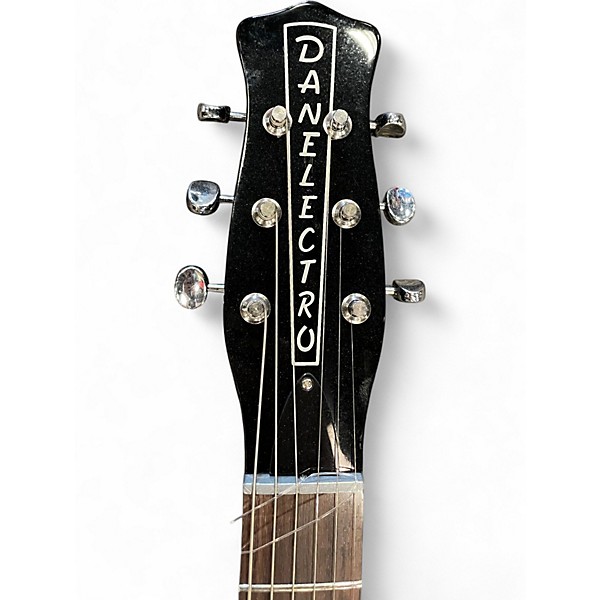 Used Danelectro Stock '59 Black Solid Body Electric Guitar
