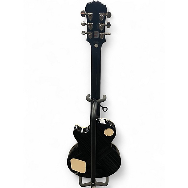 Used Epiphone Les Paul 1960 Tribute Plus Trans Black Solid Body Electric Guitar