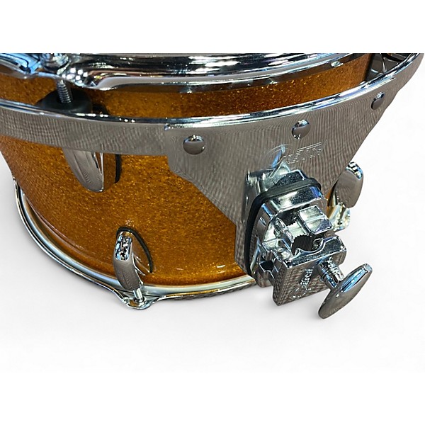 Used Gretsch Drums 3 Piece Brooklyn Series USA Gold Sparkle Drum Kit