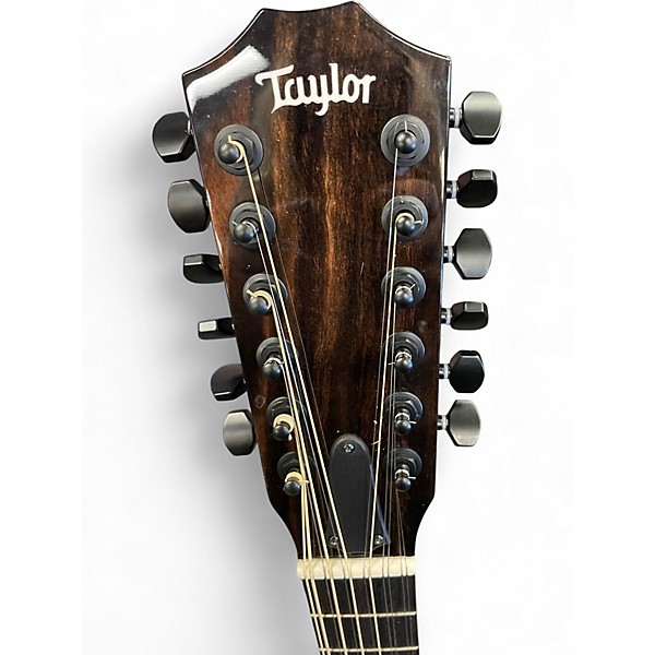 Used Taylor 250CE 200 SERIES 12 STRING BLACK 12 String Acoustic Electric Guitar
