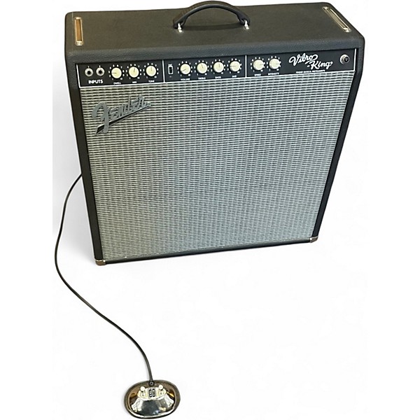 Used Fender Vibro King 60W 3x10 Tube Guitar Combo Amp