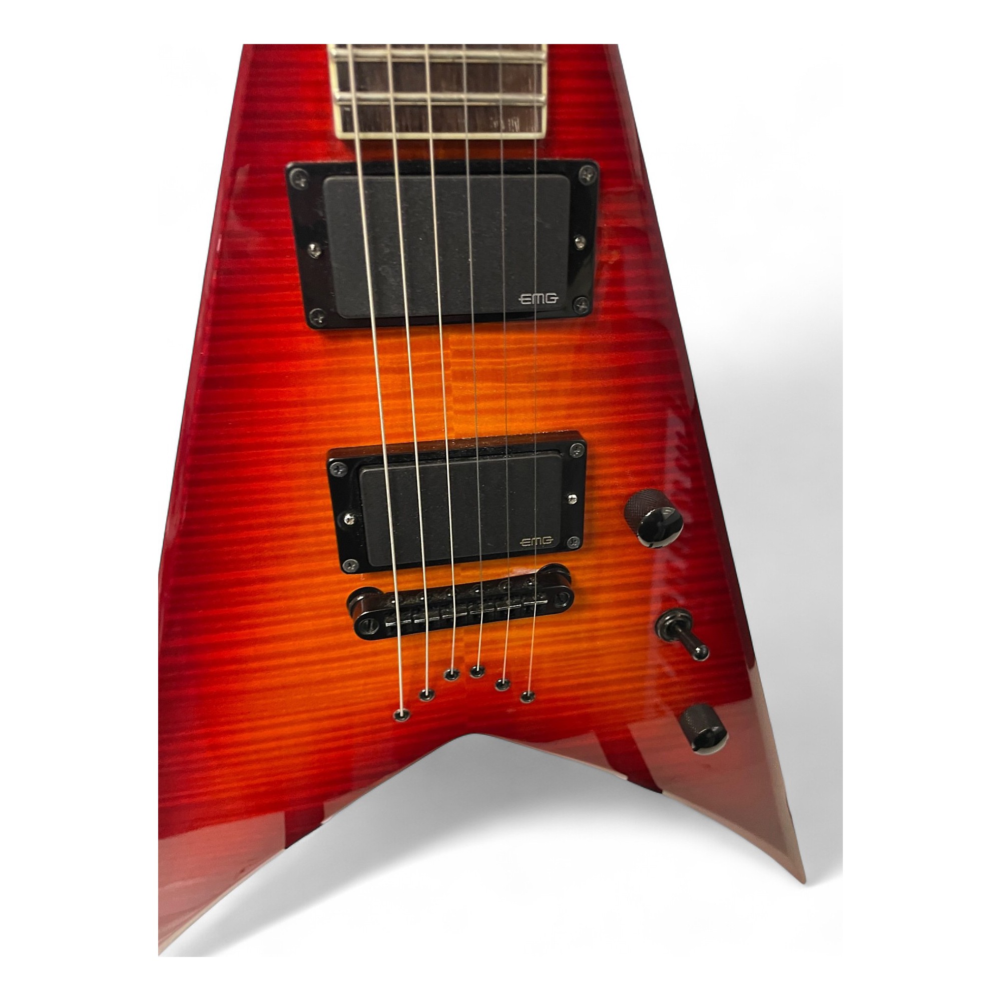 Used Jackson KVXT King V 2 Color Sunburst Solid Body Electric