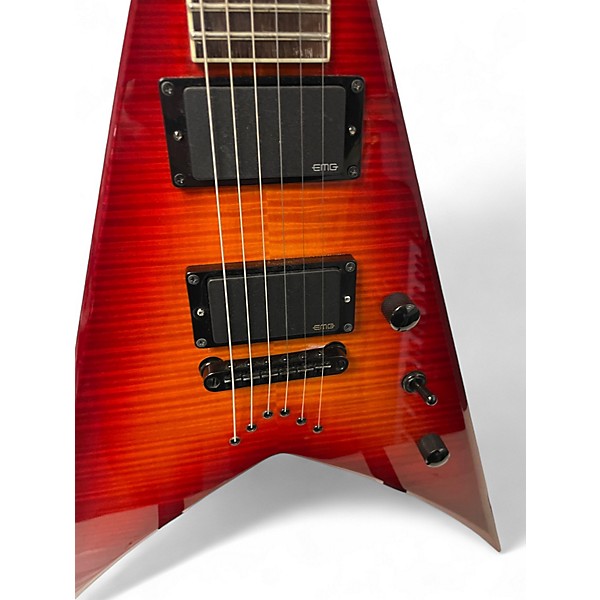 Used Jackson KVXT King V 2 Color Sunburst Solid Body Electric Guitar