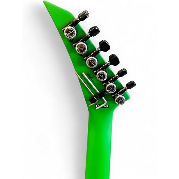 Used Jackson sl3  slime green Solid Body Electric Guitar