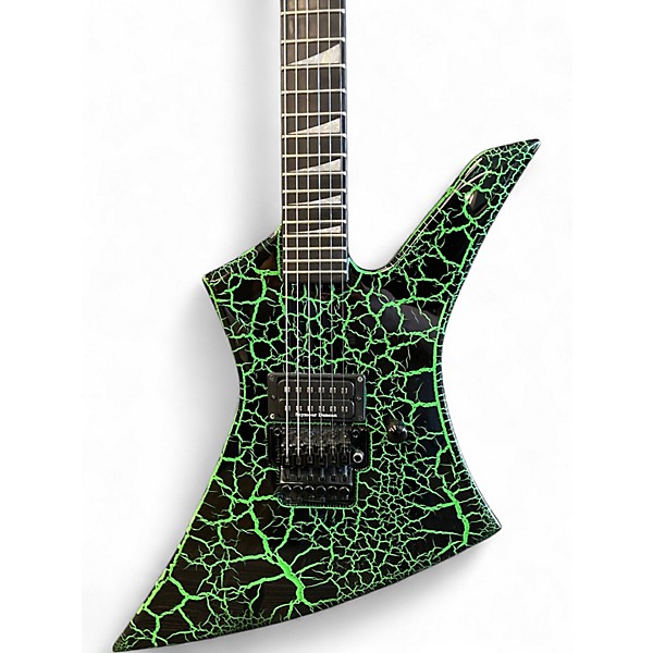 Used Jackson brandon ellis kelly crackle green Solid Body Electric Guitar