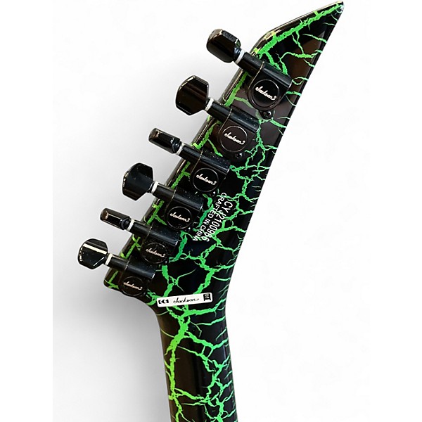 Used Jackson brandon ellis kelly crackle green Solid Body Electric Guitar
