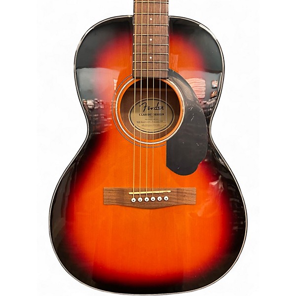 Used Fender cp-60s sunburst Acoustic Guitar