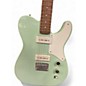 Used Squier Paranormal Baritone Cabronita Telecaster Seafoam Green Solid Body Electric Guitar