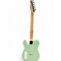 Used Squier Paranormal Baritone Cabronita Telecaster Seafoam Green Solid Body Electric Guitar