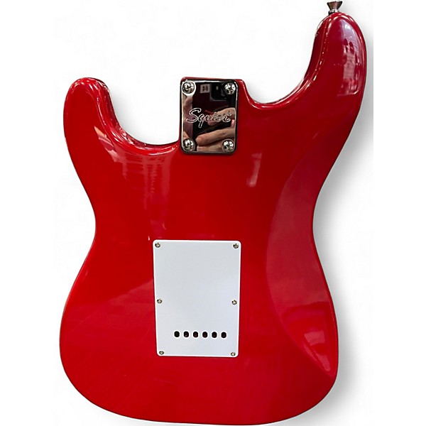 Used Squier/fender Partscaster Strat Dakota Red Solid Body Electric Guitar