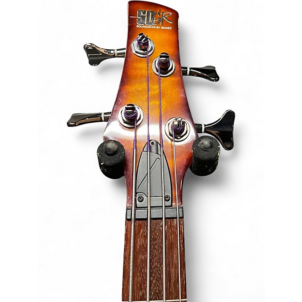 Used Ibanez SR370EF Brown Burst Electric Bass Guitar