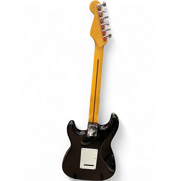 Used Fender American Deluxe Stratocaster Black Solid Body Electric Guitar
