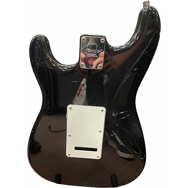 Used Fender American Deluxe Stratocaster Black Solid Body Electric Guitar