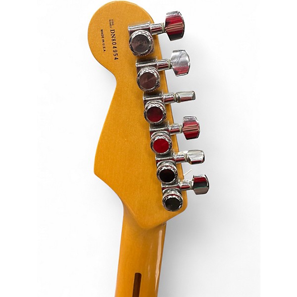 Used Fender American Deluxe Stratocaster Black Solid Body Electric Guitar