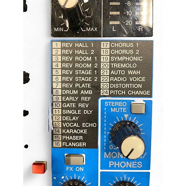 Used Yamaha MG10XU 10 Channel Mixer with Effects Unpowered Mixer