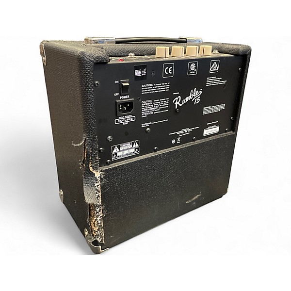 Used Fender Rumble 15 15W 1X8 Bass Combo Amp