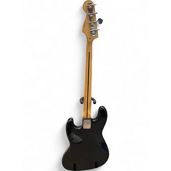 Used Squier JAZZ BASS Black Electric Bass Guitar