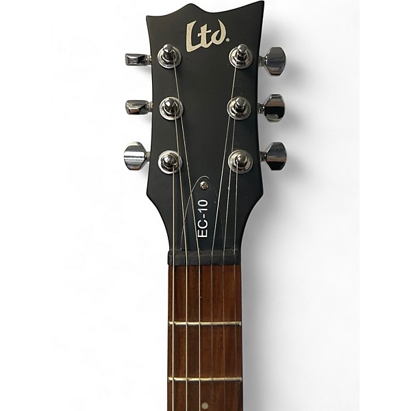 Used ESP LTD EC-10 Satin Black Solid Body Electric Guitar
