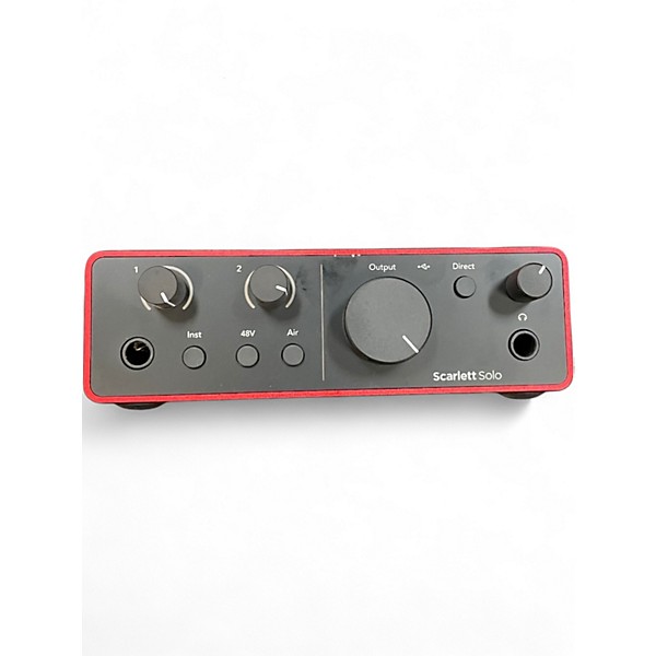 Used Focusrite SCARLETT SOLO 4TH GEN Audio Interface