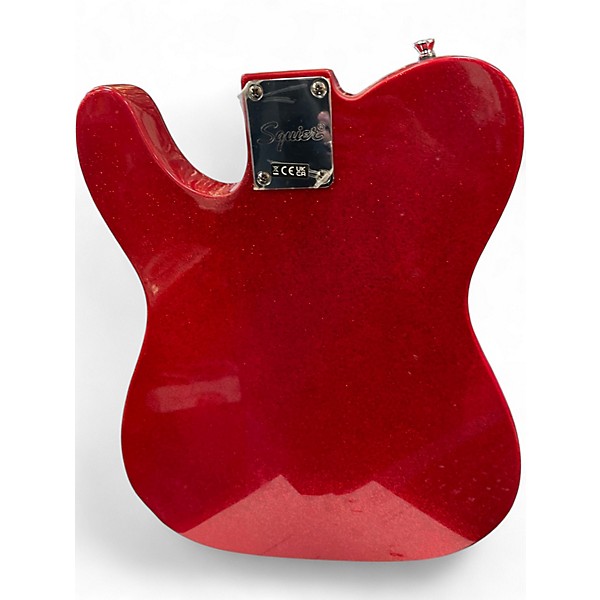 Used Squier Telecaster Candy Apple Red Metallic Solid Body Electric Guitar