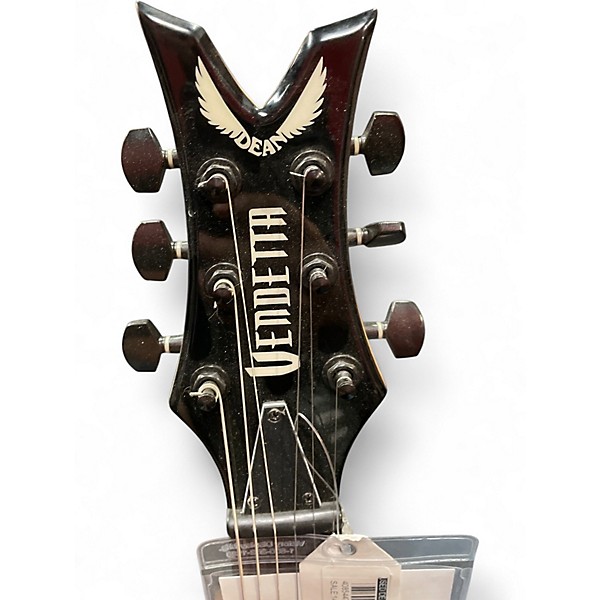Used Dean Vendetta Black Solid Body Electric Guitar