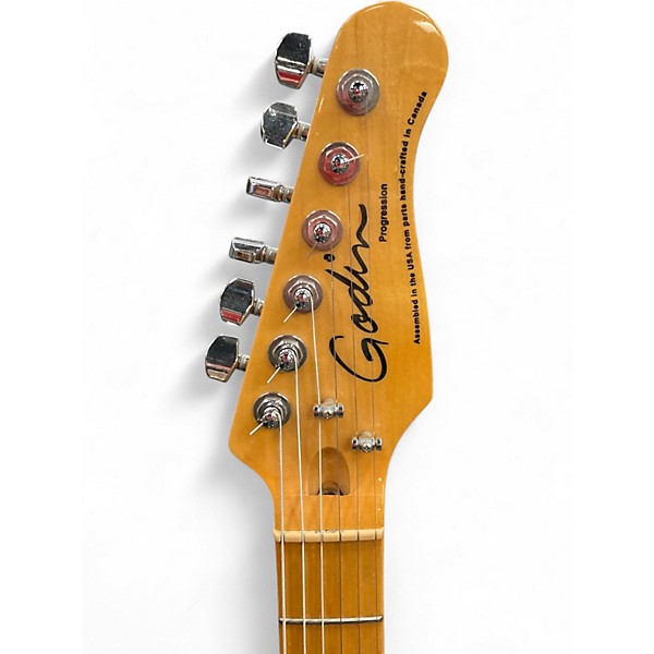 Used Godin Progession Natural Solid Body Electric Guitar