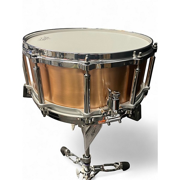 Used Pearl 5.5X14 Free Floating Snare BRONZE Drum