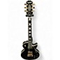 Used 2021 Epiphone Les Paul Custom Black Solid Body Electric Guitar thumbnail