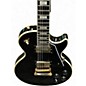 Used 2021 Epiphone Les Paul Custom Black Solid Body Electric Guitar