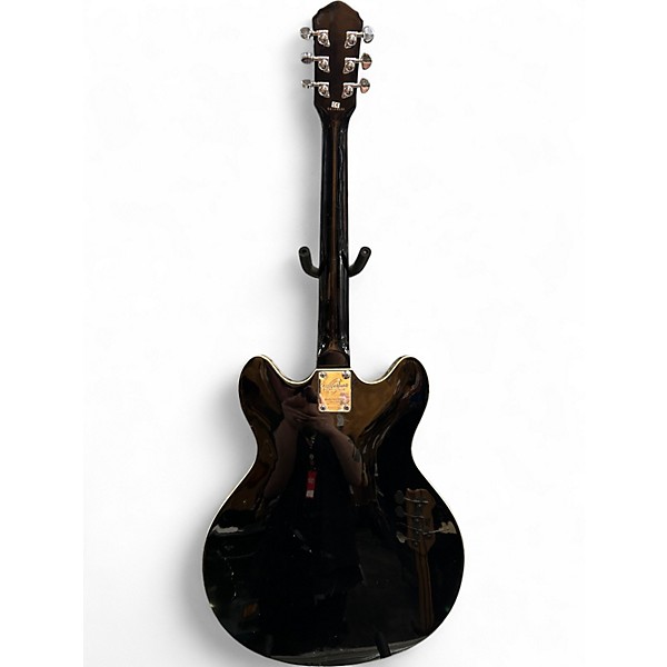 Used Oscar Schmidt OE30 Delta King Black Hollow Body Electric Guitar