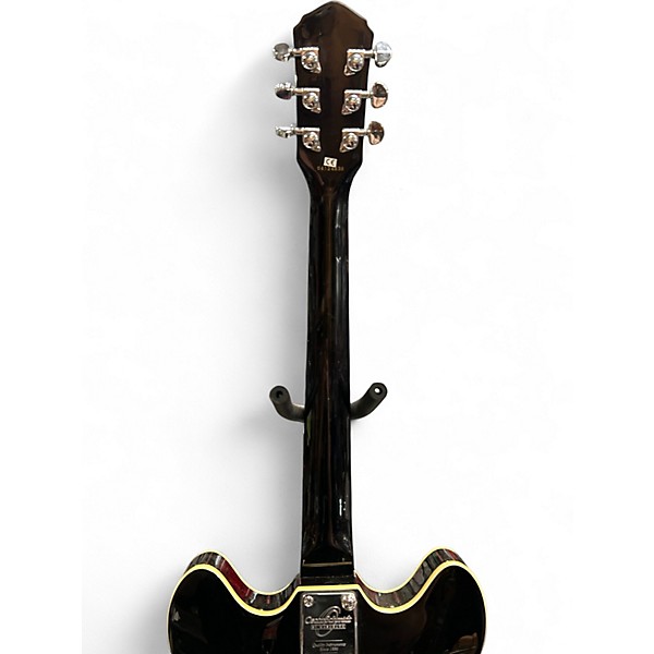 Used Oscar Schmidt OE30 Delta King Black Hollow Body Electric Guitar