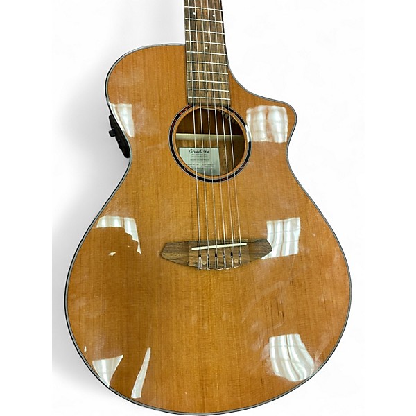 Used Breedlove Discovery S Concert Nylon Natural Classical Acoustic Electric Guitar