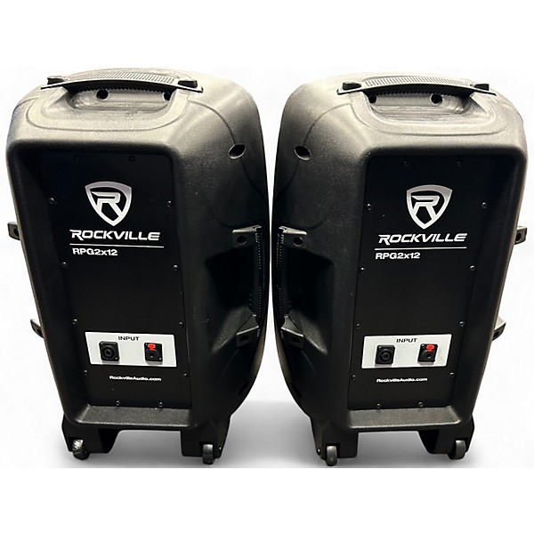 Used Rockville RPG2X12 Powered PA System Sound Package