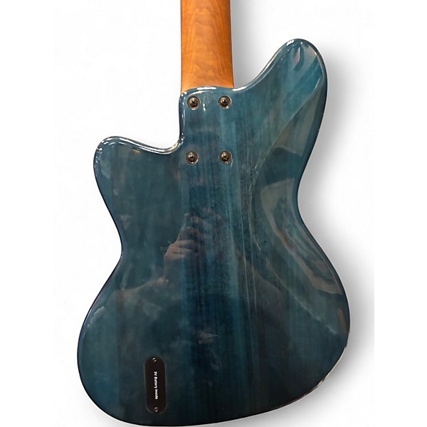 Used Ibanez TMB405TA Cosmic Blue Starburst Electric Bass Guitar