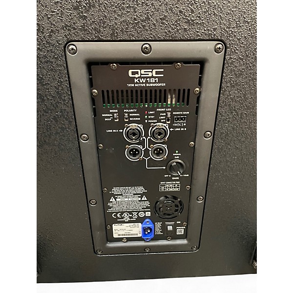Used QSC KW181 1000W Powered Subwoofer