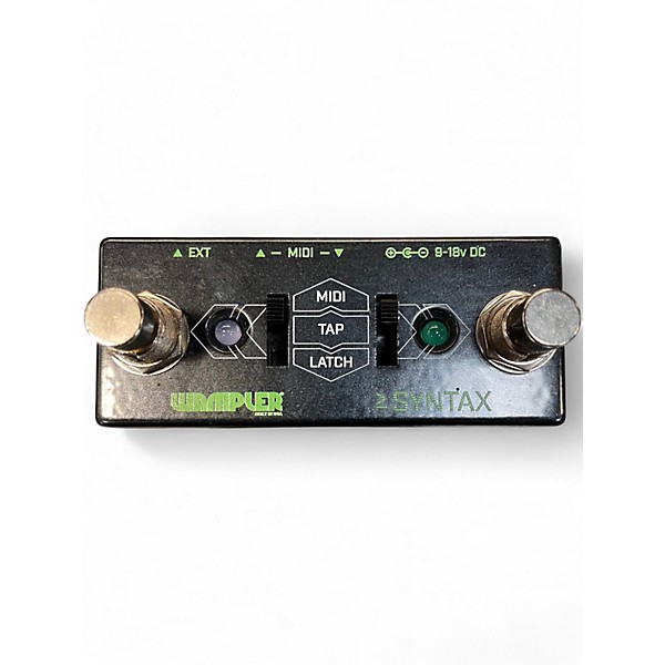 Used Wampler Syntax Dual Sided Midi Program and Tap-Tempo