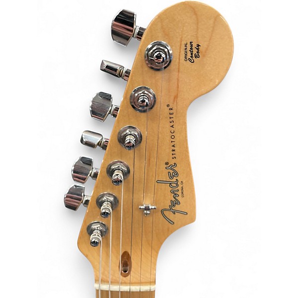 Used 2017 Fender American Professional Stratocaster SSS Olympic White Solid Body Electric Guitar