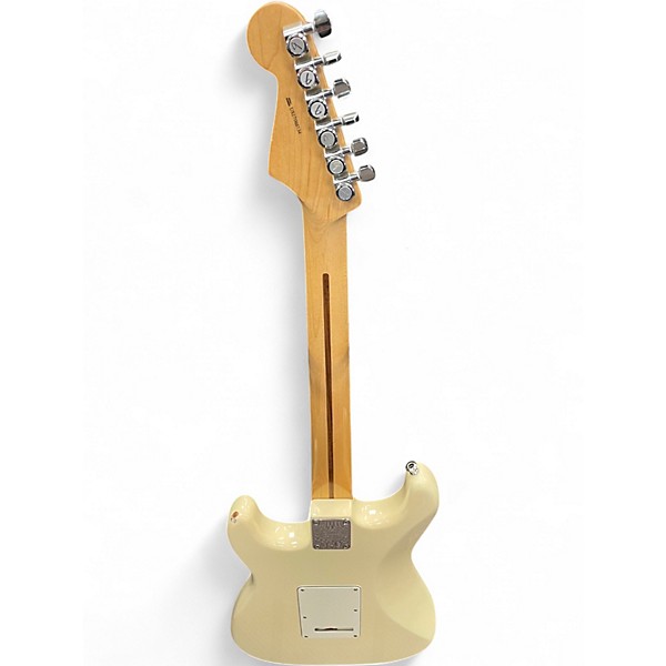 Used 2017 Fender American Professional Stratocaster SSS Olympic White Solid Body Electric Guitar