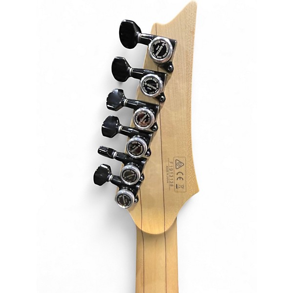 Used Ibanez PRESTIEGE RGR652AHB Black Solid Body Electric Guitar