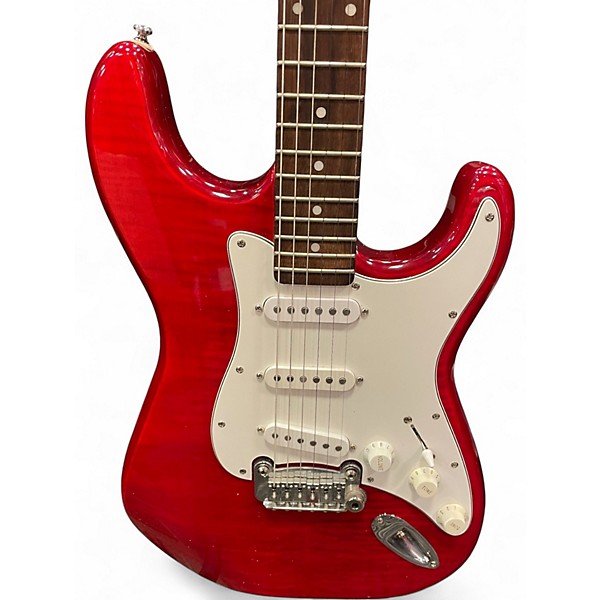 Used G&L Tribute Legacy Candy Apple Red Solid Body Electric Guitar