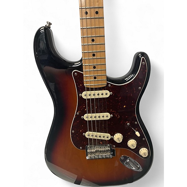 Used Fender Player Stratocaster 3 Color Sunburst Solid Body Electric Guitar