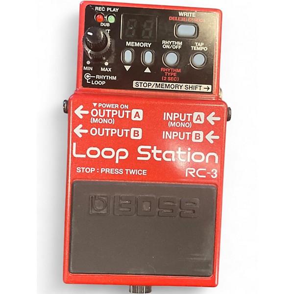 Used BOSS RC3 Loop Station Pedal