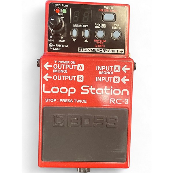 Used BOSS RC3 Loop Station Pedal
