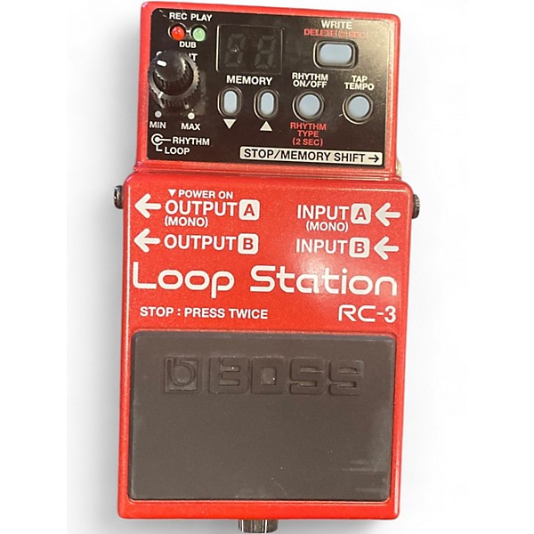 Used BOSS RC3 Loop Station Pedal