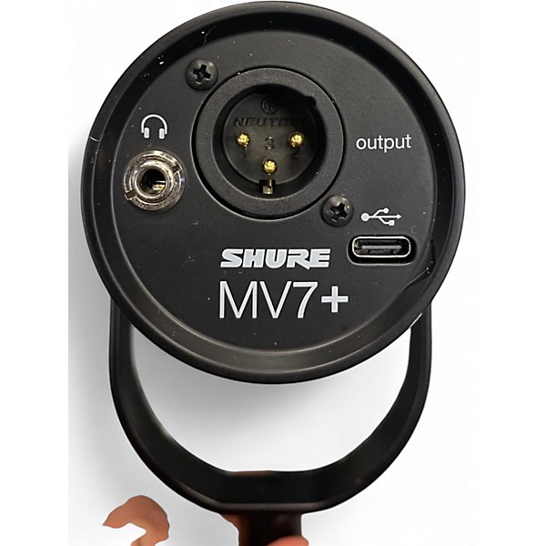 Used Shure MV7+ XLR/USB Dynamic Microphone