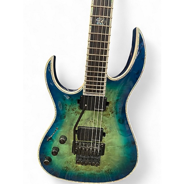 Used B.C. Rich prophecy shredzilla LH Cyan Blue Solid Body Electric Guitar