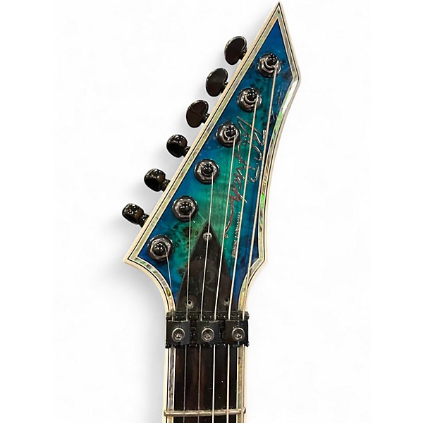 Used B.C. Rich prophecy shredzilla LH Cyan Blue Solid Body Electric Guitar