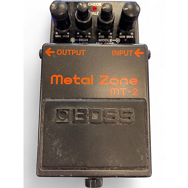 Used BOSS MT2 Metal Zone Distortion Effect Pedal
