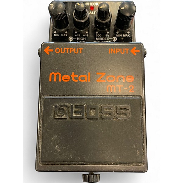 Used BOSS MT2 Metal Zone Distortion Effect Pedal